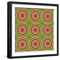 Abstract Pattern-Sayanny-Framed Art Print