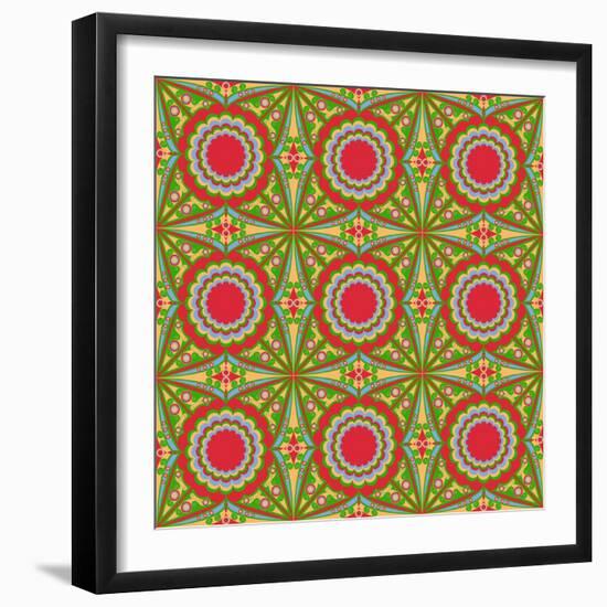 Abstract Pattern-Sayanny-Framed Art Print