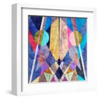 Abstract Pattern-Tanor-Framed Art Print