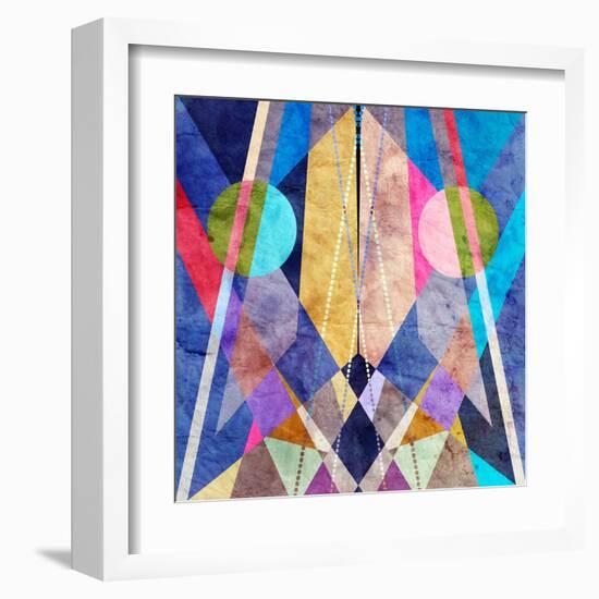 Abstract Pattern-Tanor-Framed Art Print