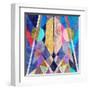 Abstract Pattern-Tanor-Framed Art Print