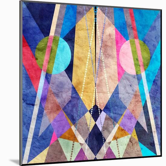 Abstract Pattern-Tanor-Mounted Art Print