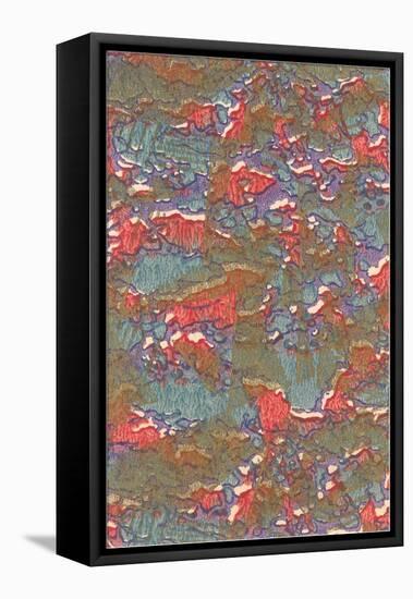 Abstract Pattern-Found Image Press-Framed Stretched Canvas