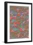 Abstract Pattern-Found Image Press-Framed Giclee Print
