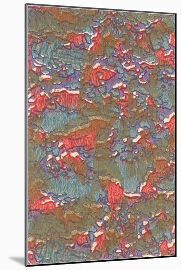 Abstract Pattern-Found Image Press-Mounted Giclee Print