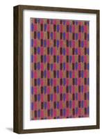 Abstract Pattern-Found Image Press-Framed Giclee Print