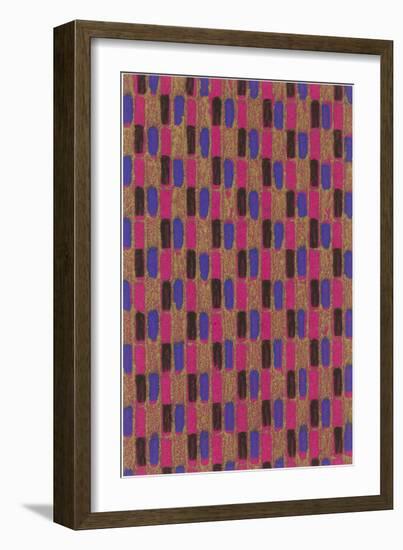 Abstract Pattern-Found Image Press-Framed Giclee Print