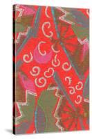 Abstract Pattern-Found Image Press-Stretched Canvas