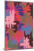 Abstract Pattern-Found Image Press-Mounted Giclee Print