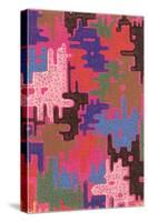 Abstract Pattern-Found Image Press-Stretched Canvas