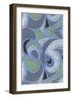 Abstract Pattern-Found Image Press-Framed Giclee Print