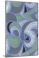Abstract Pattern-Found Image Press-Mounted Giclee Print