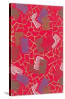 Abstract Pattern-Found Image Press-Stretched Canvas