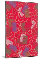 Abstract Pattern-Found Image Press-Mounted Giclee Print