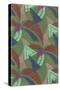 Abstract Pattern-Found Image Press-Stretched Canvas