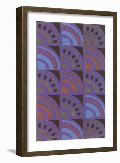 Abstract Pattern-Found Image Press-Framed Giclee Print