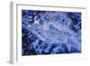 Abstract patterns Diamond Beach, Jokulsarlon glacier lagoon, Vatnajokull NP, Iceland.-William Perry-Framed Photographic Print