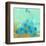 Abstract Peacock-Irena Orlov-Framed Art Print