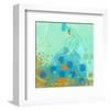 Abstract Peacock-Irena Orlov-Framed Art Print