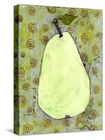 Abstract Pear With Swirls-Blenda Tyvoll-Stretched Canvas