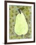 Abstract Pear With Swirls-Blenda Tyvoll-Framed Art Print