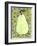 Abstract Pear With Swirls-Blenda Tyvoll-Framed Art Print