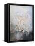 Abstract Peony in Blue-Jai Johnson-Framed Stretched Canvas