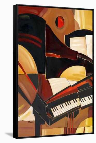 Abstract Piano-Paul Brent-Framed Stretched Canvas