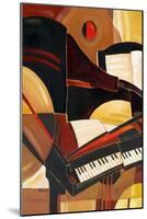 Abstract Piano-Paul Brent-Mounted Art Print