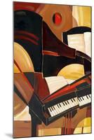 Abstract Piano-Paul Brent-Mounted Art Print