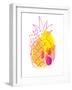 Abstract Pineapple-Jennifer McCully-Framed Art Print