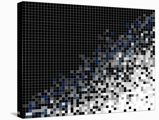 Abstract Pixel Mosaic Illustration-vska-Stretched Canvas