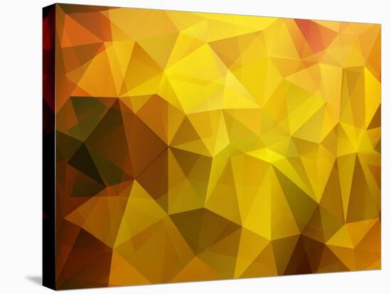 Abstract Poligonal Vector Background-andreusK-Stretched Canvas