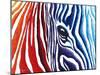 Abstract Pop Zebra-Megan Aroon Duncanson-Mounted Art Print