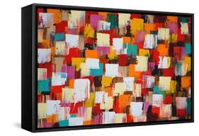 Abstract Psychedelic Background-Sergey-USSR-Framed Stretched Canvas