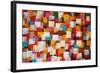 Abstract Psychedelic Background-Sergey-USSR-Framed Art Print