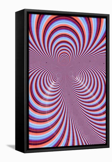 Abstract Psychedelic-null-Framed Stretched Canvas