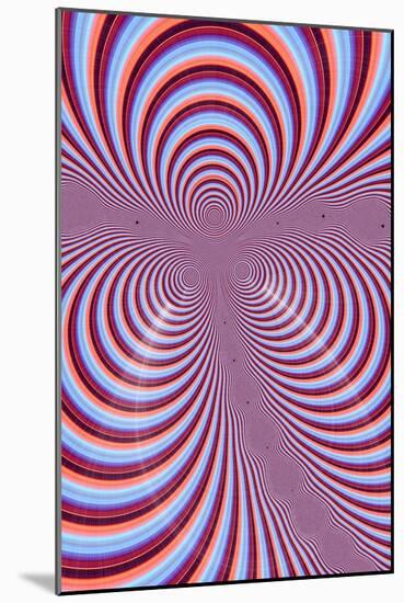 Abstract Psychedelic-null-Mounted Giclee Print