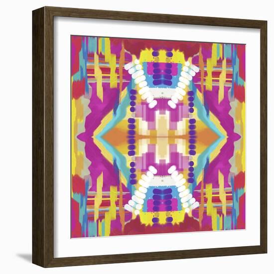 Abstract purple beads-Deanna Tolliver-Framed Giclee Print