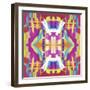 Abstract purple beads-Deanna Tolliver-Framed Giclee Print