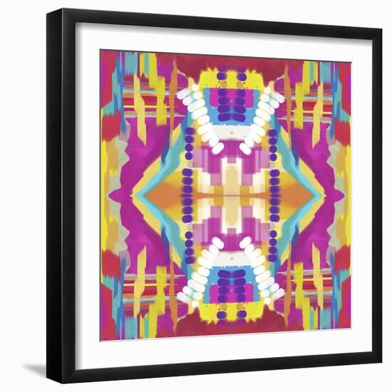 Abstract purple beads-Deanna Tolliver-Framed Giclee Print