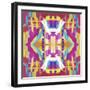 Abstract purple beads-Deanna Tolliver-Framed Giclee Print