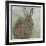 Abstract Rabbit 1-Mary Miller Veazie-Framed Giclee Print