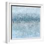 Abstract Rain Slate Blue-Danhui Nai-Framed Art Print