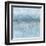 Abstract Rain Slate Blue-Danhui Nai-Framed Art Print