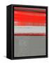 Abstract Red 1-NaxArt-Framed Stretched Canvas