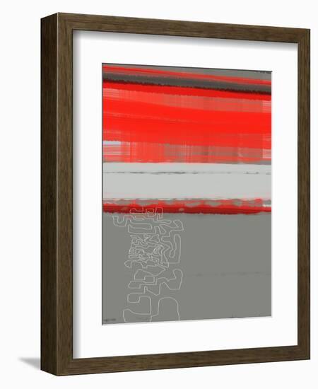 Abstract Red 1-NaxArt-Framed Art Print