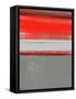 Abstract Red 1-NaxArt-Framed Stretched Canvas