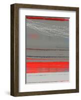 Abstract Red 2-NaxArt-Framed Art Print