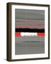 Abstract Red 4-NaxArt-Framed Art Print